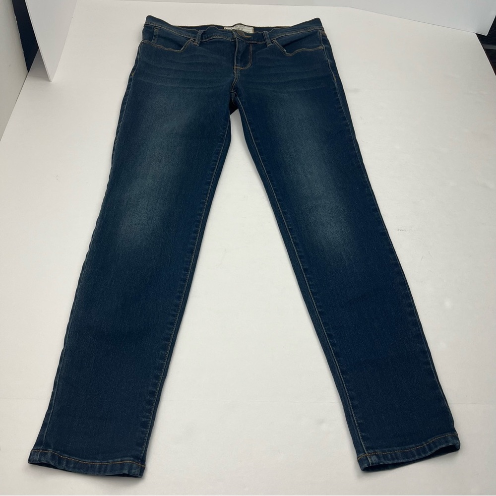 Free People FP Womens Size 27 Dark Wash‎ Blue Denim Jean Mid Rise Ankle Stretch